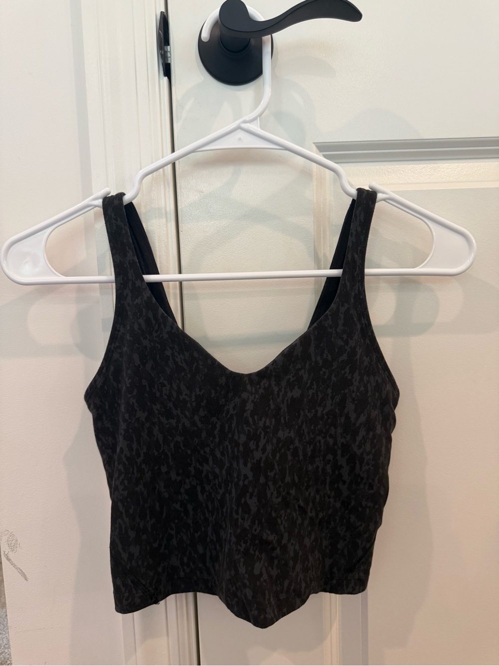 lululemon athletica Black Subtle Print Tank Top